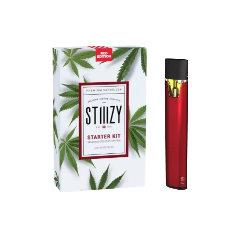 STIIIZY Premium Vaporizer Starter Kit - Red Edition - Thumbnail 1