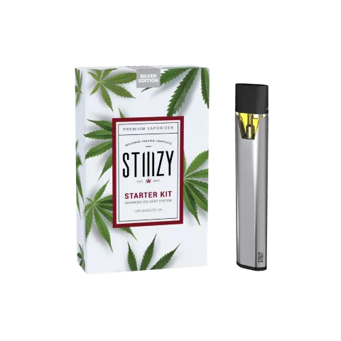 STIIIZY Premium Vaporizer Starter Kit - Silver Edition - Thumbnail 1