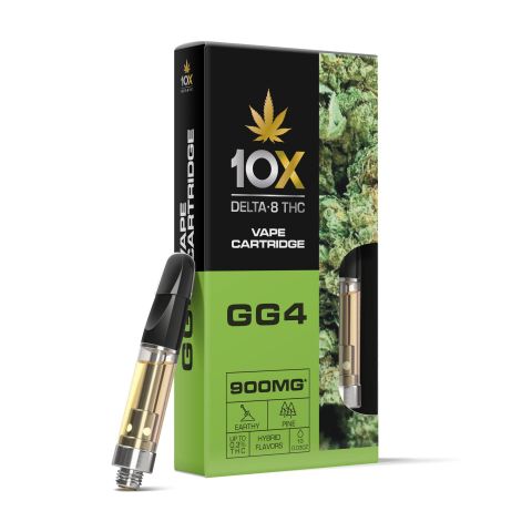 GG4 Cart - Delta 8 THC - 10X - 900mg - Thumbnail 1