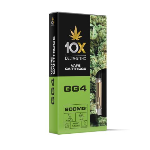 GG4 Cart - Delta 8 THC - 10X - 900mg - Thumbnail 2