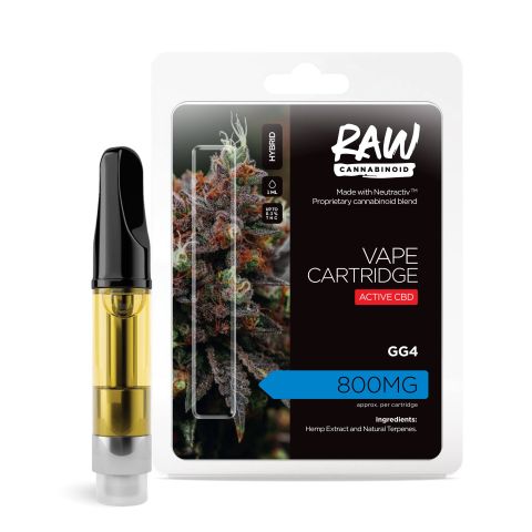 GG4 Cartridge - Active CBD - Cartridge - RAW - 800mg - 1