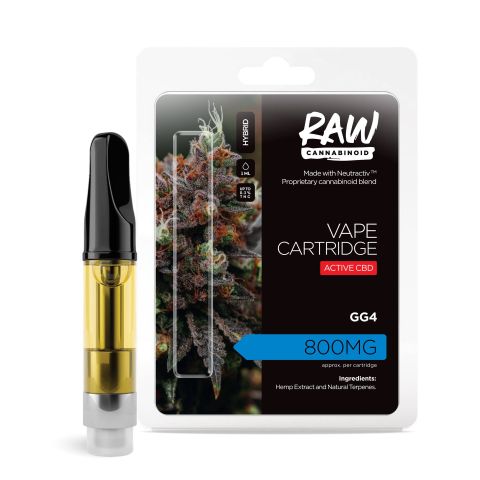 GG4 Cartridge - Active CBD - Cartridge - RAW - 800mg - Thumbnail 1
