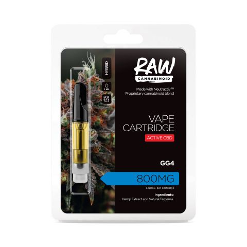 GG4 Cartridge - Active CBD - Cartridge - RAW - 800mg - Thumbnail 2