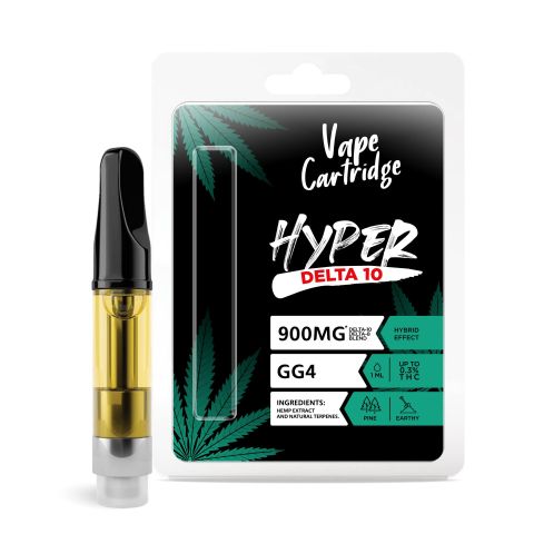 GG4 Cartridge - Delta 10 THC - Hyper - 900mg (1ml) - Thumbnail 1
