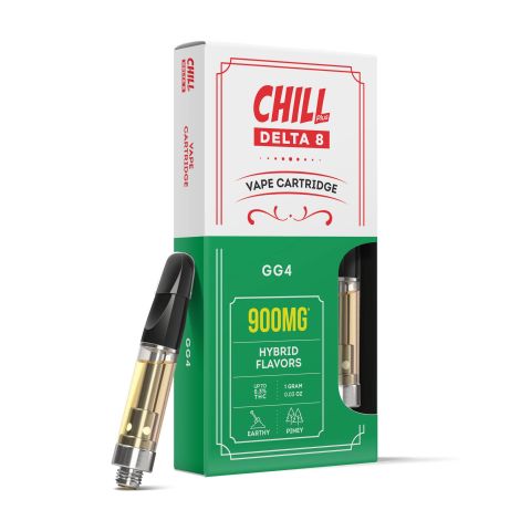GG4 Cartridge - Delta 8 THC - Chill Plus - 900mg (1ml) - Thumbnail 1