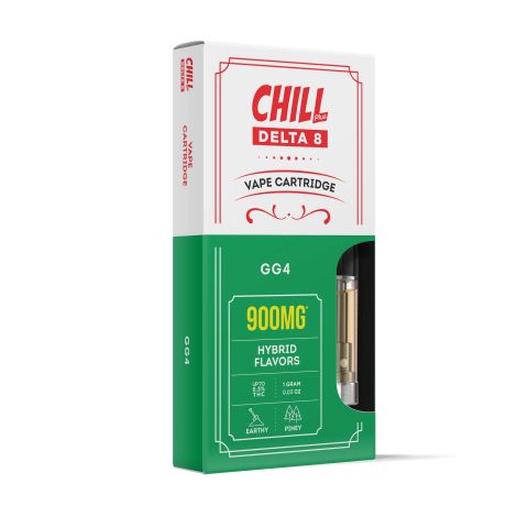 GG4 Cartridge - Delta 8 THC - Chill Plus - 900mg (1ml) - Thumbnail 2