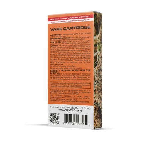 Mango Kush Cartridge - Delta 8 THC - 10X - 900mg - Thumbnail 3
