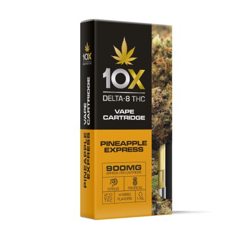 D8 Vape Cart - 900mg - Pineapple Express - Hybrid - 1ml - 10X - Thumbnail 2