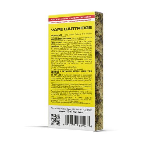 D8 Vape Cart - 900mg - Sour Diesel - Sativa - 1ml - 10X - Thumbnail 3