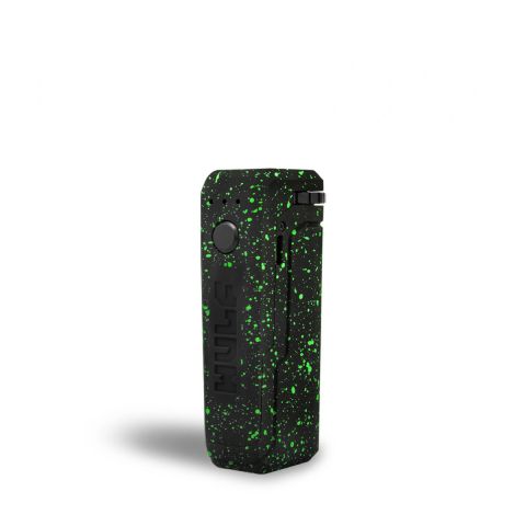UNI Adjustable Cartridge Vaporizer by Wulf Mods - Black Green Spatter - Thumbnail 2