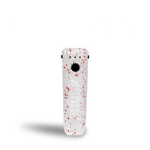 UNI Adjustable Cartridge Vaporizer by Wulf Mods - White Red Spatter - Thumbnail 1