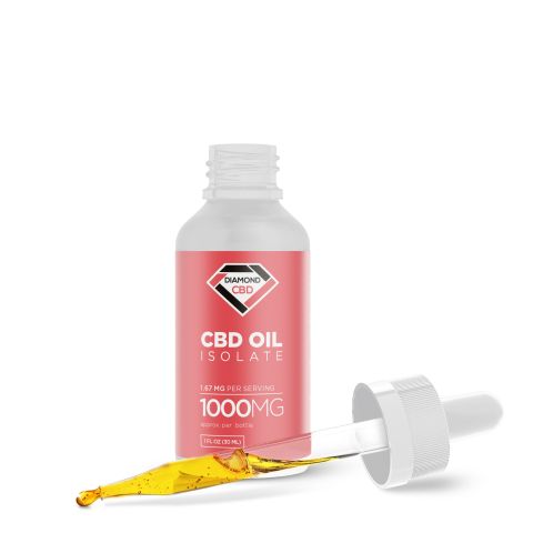 CBD Isolate Oil - 1000mg - Diamond CBD - Thumbnail 1