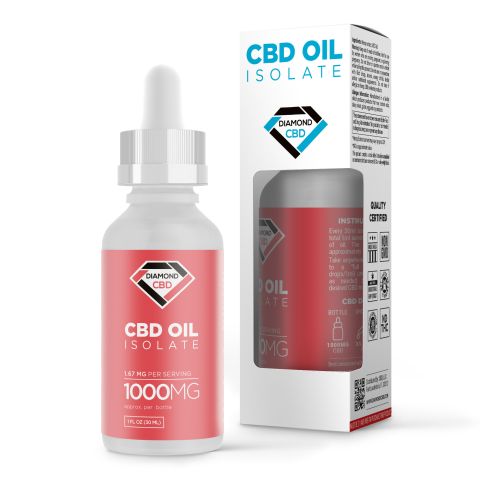 CBD Isolate Oil - 1000mg - Diamond CBD - Thumbnail 2