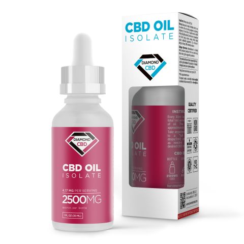 CBD Isolate Oil - 2500mg - Diamond CBD - Thumbnail 2