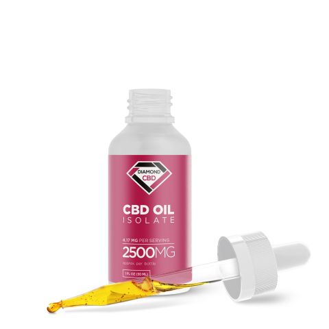 CBD Isolate Oil - 2500mg - Diamond CBD - Thumbnail 1
