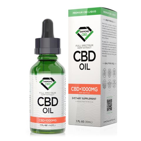 Full Spectrum CBD Oil - 1000mg - Diamond CBD - Thumbnail 2