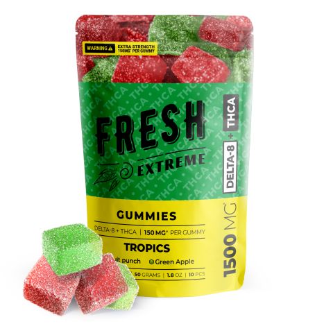 THCA, Delta 8 Gummies - 150mg - Fresh - Thumbnail 1
