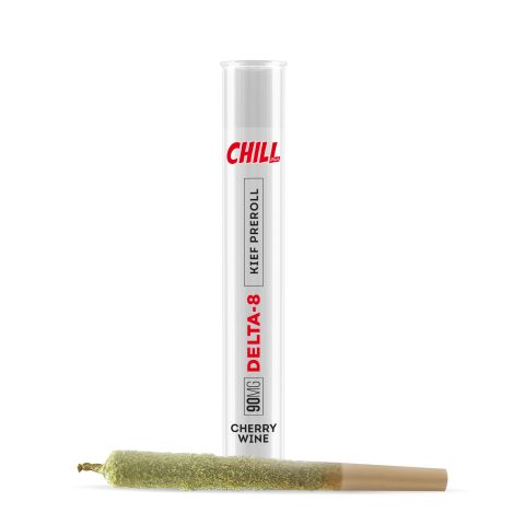 Cherry Wine Pre Roll - Delta 8 - 90mg - 1 Joint - Chill Plus - Thumbnail 1
