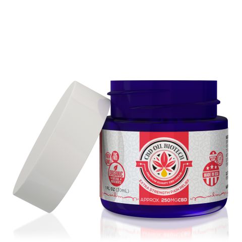 CBD Pain Relief Cream - 250mg - 1oz - Biotech CBD - Thumbnail 1