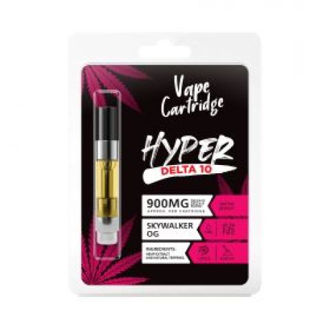 Delta-10 THC Cartridges 3 Pack Bundle - 900mg - Hyper - Thumbnail 3