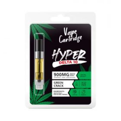 Delta-10 THC Cartridges 3 Pack Bundle - 900mg - Hyper - Thumbnail 4