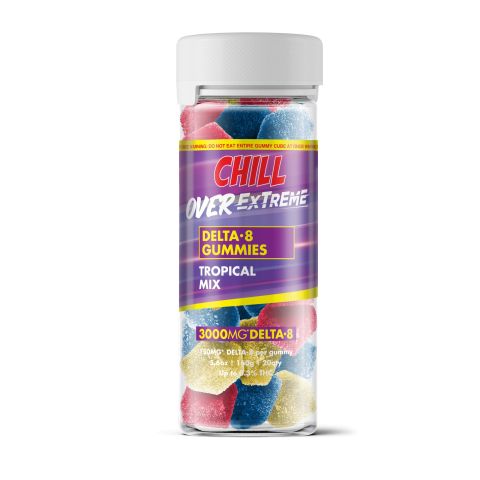 Delta 8 THC Gummies - 150mg - Tropical Mix - Chill Extreme - Thumbnail 2