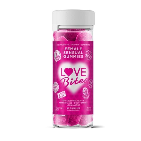 Female Sensual Gummies - Strawberry - Love Bites - Thumbnail 1