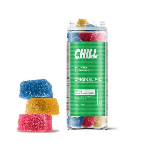 Broad Spectrum CBD Gummies - 25mg - Chill - Thumbnail 3
