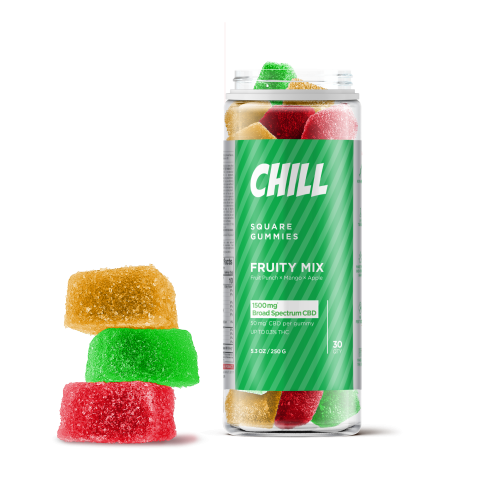 Broad Spectrum CBD Gummies - 50mg - Chill - Thumbnail 3