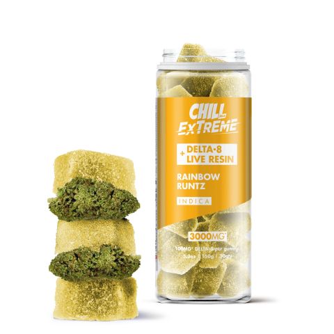 Delta 8 Live Resin Gummies Bundle - Indica - Chill Extreme - Thumbnail 3