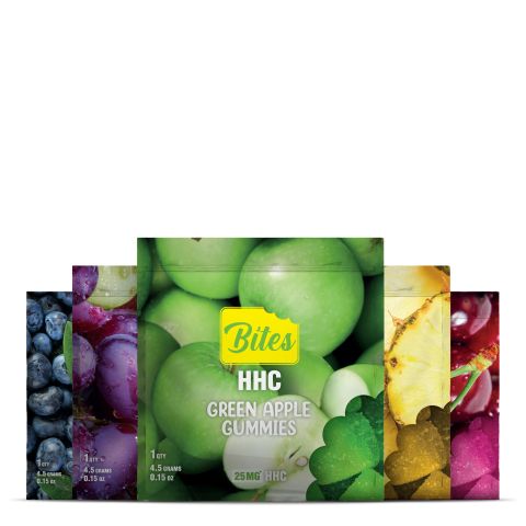 HHC Gummy Pouches Bundle - 25mg - Bites - Thumbnail 1
