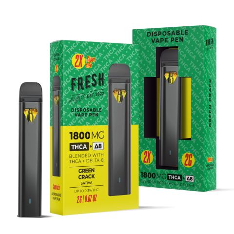THCA, D8 Vape Pens Bundle - 1800mg - Fresh - Thumbnail 3