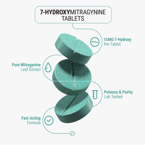 7-Hydroxy Tablets - 15mg - Chill Extreme - Thumbnail 2