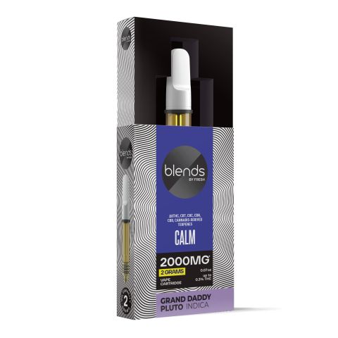 Calm Blend - 2000mg - Indica Vape Cart - 2ml - Blends by Fresh - Thumbnail 2