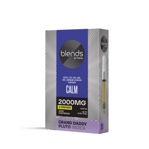 Calm Blend - 2000mg - Indica Vape Cart - 2ml - Blends by Fresh - Thumbnail 3