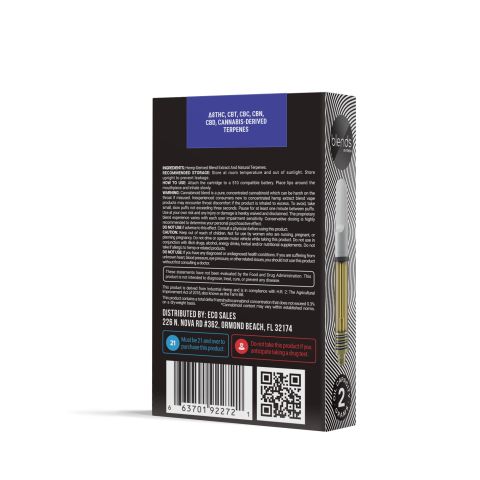 Calm Blend - 2000mg - Indica Vape Cart - 2ml - Blends by Fresh - Thumbnail 4