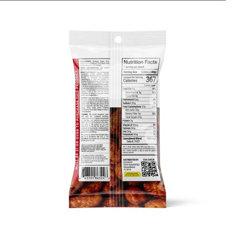 Caramelized Sugar Coated Peanuts - D8, THCP - 25mg - Chill Plus - Thumbnail 3