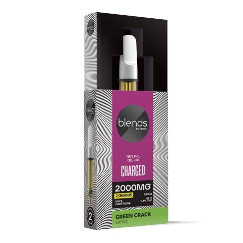 Charged Blend - 2000mg - Sativa Vape Cart - 2ml - Blends by Fresh - Thumbnail 2