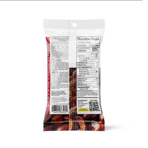 Cinnamon Glazed Roasted Peanuts - D8, THCP - 25mg - Chill Plus - Thumbnail 3