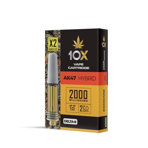 D8 Vape Cart - 2000mg - AK47 - Hybrid - 2ml - 10X - Thumbnail 3