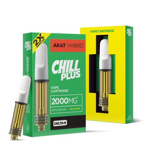 D8 Vape Cart - 2000mg - AK47 - Hybrid - 2ml - Chill Plus - Thumbnail 1