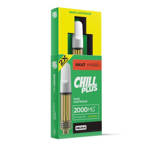 D8 Vape Cart - 2000mg - AK47 - Hybrid - 2ml - Chill Plus - Thumbnail 2