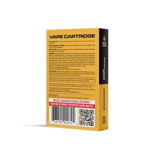 D8 Vape Cart - 2000mg - Grand Daddy Pluto - Indica - 2ml - 10X - Thumbnail 4