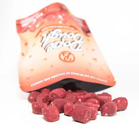 D9 Dope Dough Bites - 5mg - Red Velvet - Baked Bags - Thumbnail 3