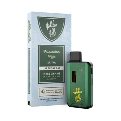 D9, THCP, HTE Live Sugar Bar - Forsaken Fuji - Sativa - 3g - Hidden Hills Club - Thumbnail 1