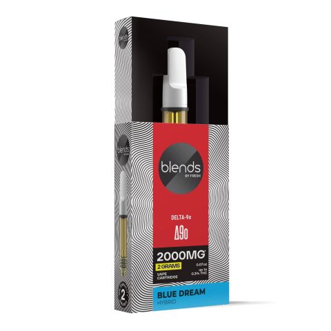 D9o Vape Cart - 2000mg - Blue Dream - Hybrid - 2ml - Blends by Fresh - Thumbnail 2