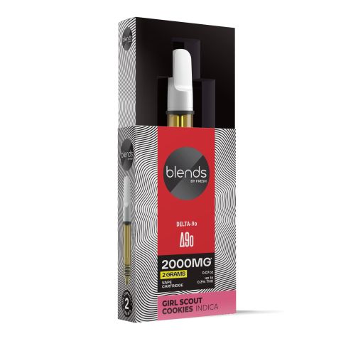 D9o Vape Cart - 2000mg - Girl Scout Cookies - Indica - 2ml - Blends by Fresh - Thumbnail 2