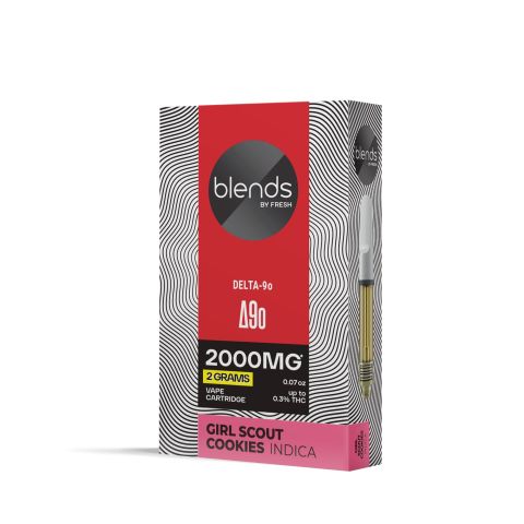 D9o Vape Cart - 2000mg - Girl Scout Cookies - Indica - 2ml - Blends by Fresh - Thumbnail 3