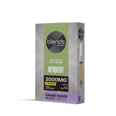 Introvert Blend - 2000mg - Indica Vape Cart - 2ml - Blends by Fresh - Thumbnail 3