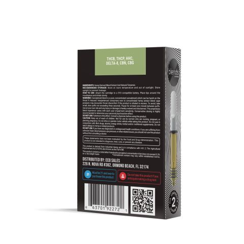 Introvert Blend - 2000mg - Indica Vape Cart - 2ml - Blends by Fresh - Thumbnail 4